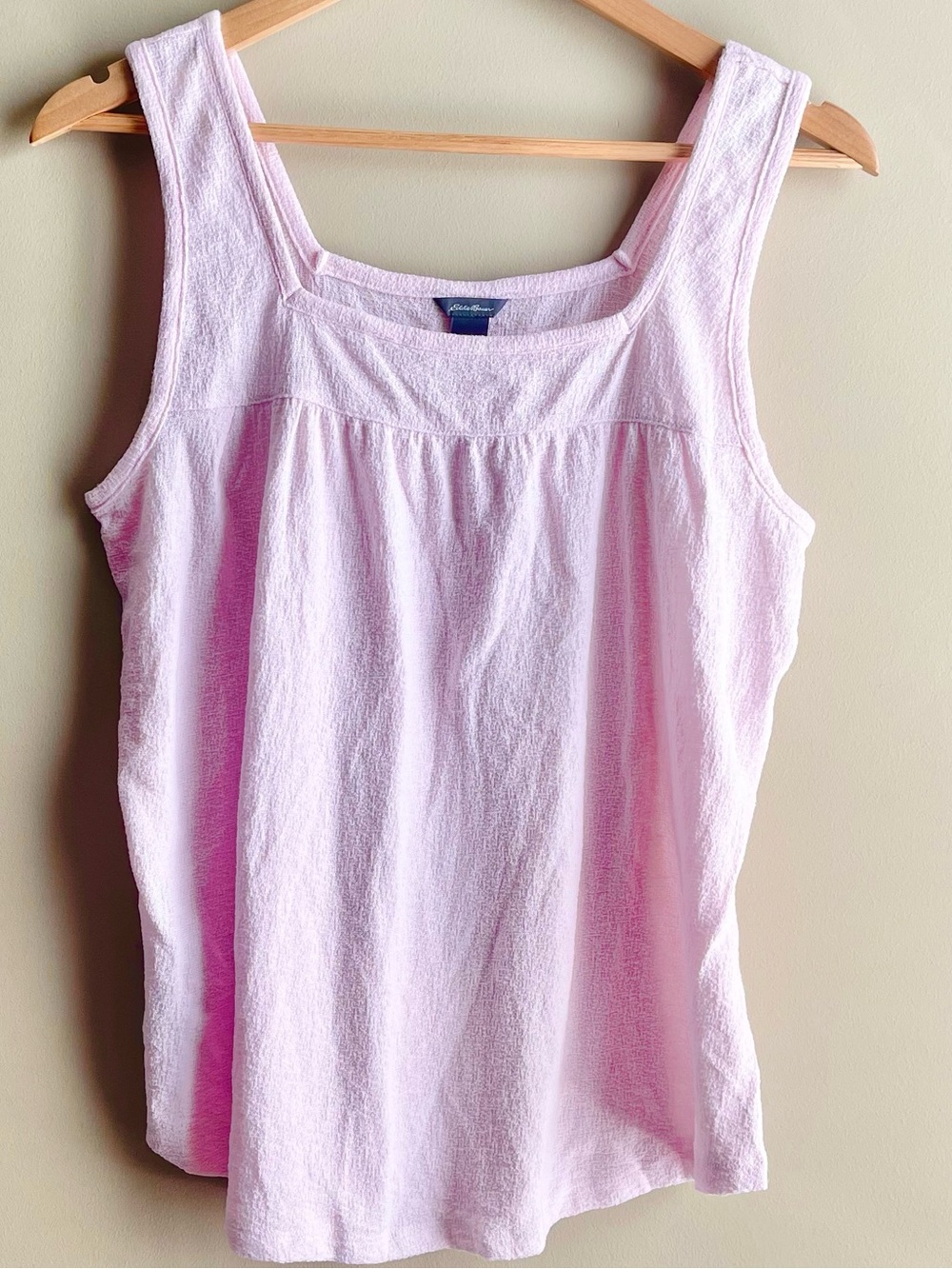 Eddie Bauer Light Pink Square Neck Tank